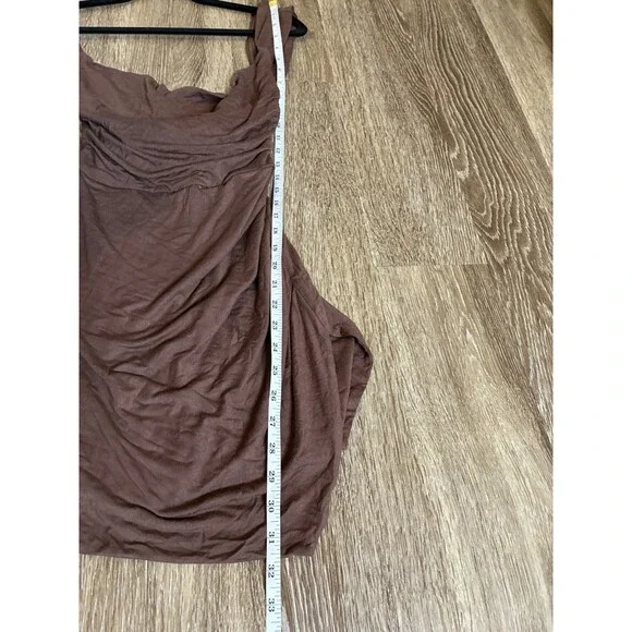 Babyboo NWT Ria Mini Dress Chocolate Brown Size Small Bow Tie Back - Picture 8 of 8